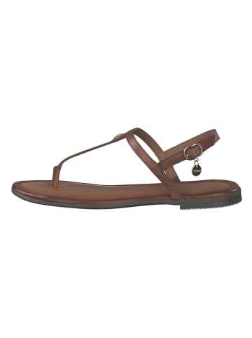 s.Oliverrrrr Leren sandalen cognackleurig