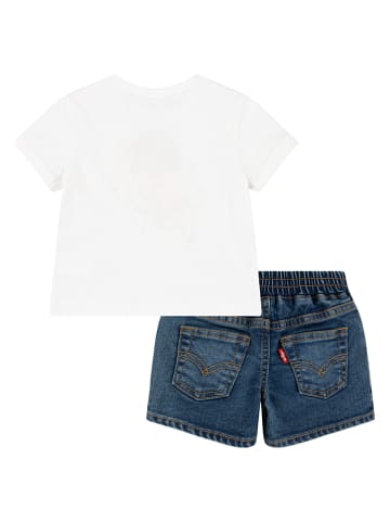 Levi's Kids 2-delige outfit blauw/wit