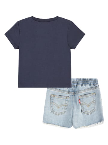 Levi's Kids 2tlg. Outfit in Anthrazit/ Hellblau