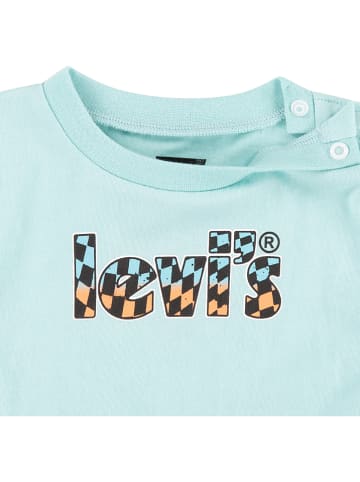 Levi's Kids 2tlg. Outfit in Türkis/ Blau