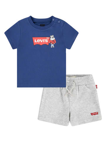 Levi's Kids 2-częściowy zestaw w kolorze niebiesko-szarym