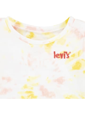 Levi's Kids 2-częściowy zestaw w kolorze biało-jasnoróżowo-żółtym