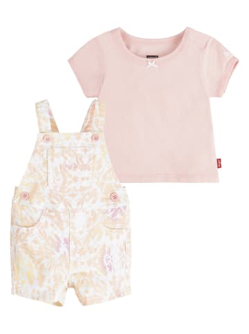 Levi's Kids 2tlg. Outfit in Rosa/ Beige