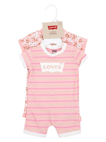 Levi's Kids Rampersy (2 szt.) w kolorze różowym