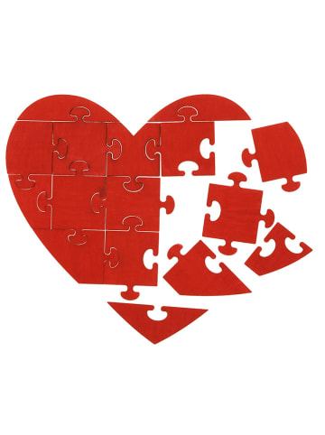 SUNNYSUE 16-delige houten puzzel "Hart" - vanaf 3 jaar