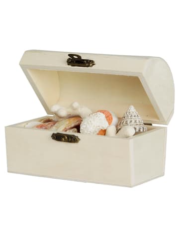 SUNNYSUE Drewniane pudełko - 12 x 6,5 x 7 cm - 3+