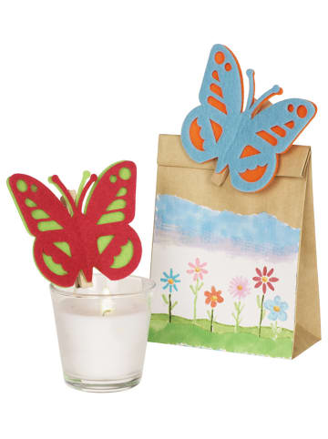 SUNNYSUE 24-delige set: vilten hangers "Vlinders" - vanaf 3 jaar
