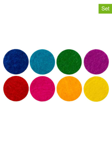 SUNNYSUE 304-tlg. Set Filzaufkleber "Regenbogen-Punkte" - ab 3 Jahren