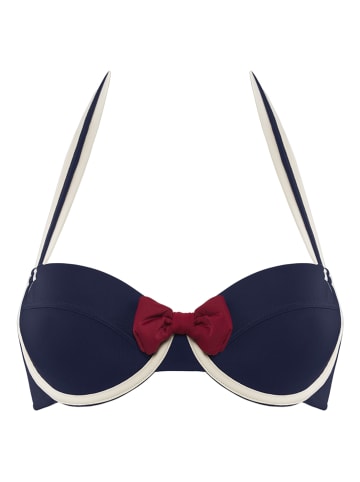 Marlies Dekkers Biustonosz bikini "Sailor" w kolorze niebiesko-czerwono-białym