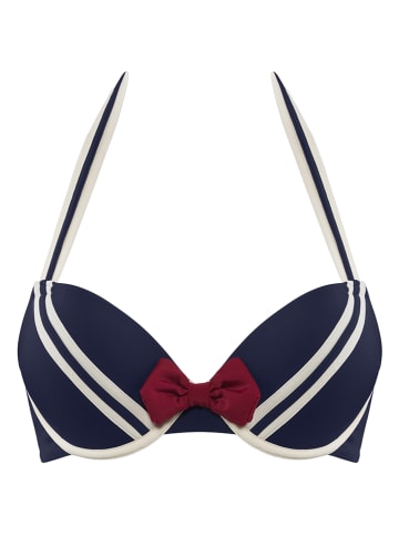 Marlies Dekkers Bikini-Oberteil "Sailor" in Blau/ Weiß/ Rot
