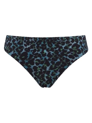 Marlies Dekkers Bikini-Hose "Panthera" in Schwarz/ Grün