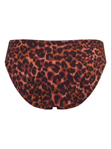 Marlies Dekkers Figi bikini "Jungle Diva" w kolorze brązowo-pomarańczowym