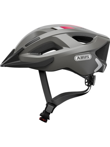 ABUS Fahrradhelm "Aduro 2.0" in Grau/ Pink
