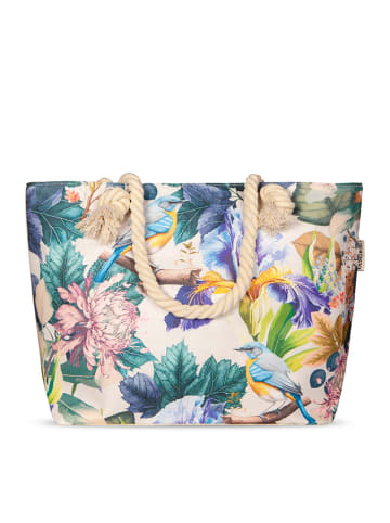 Descanso Strandtas "Dilana" meerkleurig/crème - (B)60 x (H)43 cm