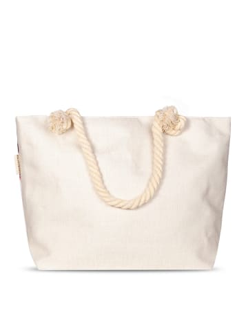 Descanso Strandtasche "Verde" in Creme/ Bunt - (B)60 x (H)43 cm