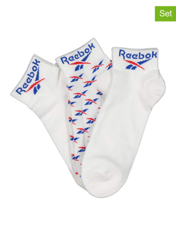 Reebok 3-delige set: sokken "Primul" wit/meerkleurig