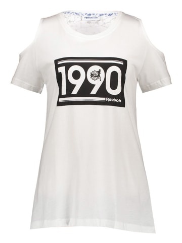 Reebok Shirt in Weiß/ Schwarz
