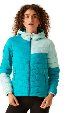 Regatta Doorgestikte jas "Hillpack II" turquoise/lichtblauw