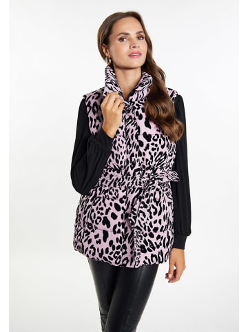 faina Weste in Flieder/ Schwarz