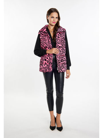 faina Weste in Pink/ Schwarz