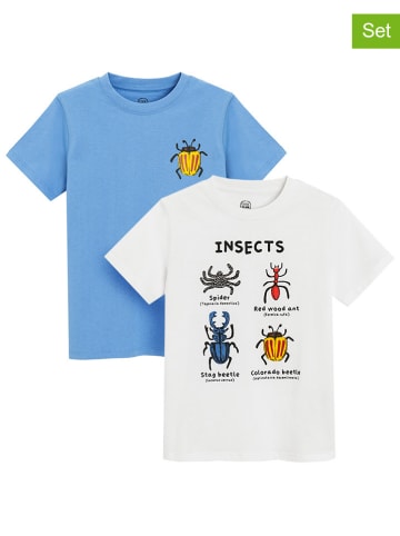 COOL CLUB Koszulki (2 szt.) w kolorze błękitnym i białym