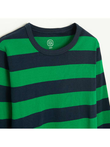 COOL CLUB Koszulka w kolorze zielono-granatowym