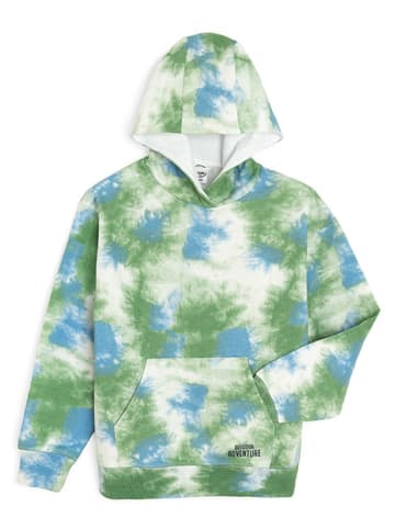 COOL CLUB Bluza w kolorze zielono-błękitno-białym