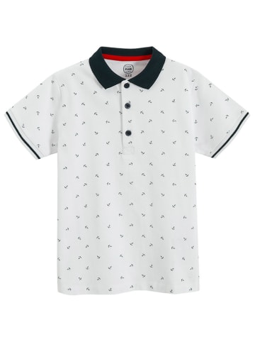 COOL CLUB Koszulka polo w kolorze biało-czarnym