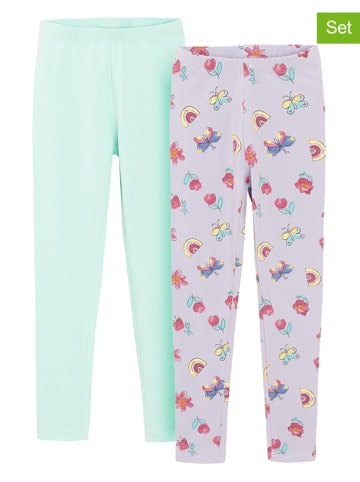 COOL CLUB 2-delige set: leggings mintgroen/lila