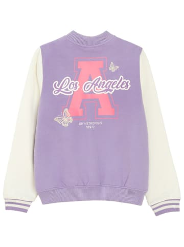 COOL CLUB Bluza w kolorze fioletowo-kremowym
