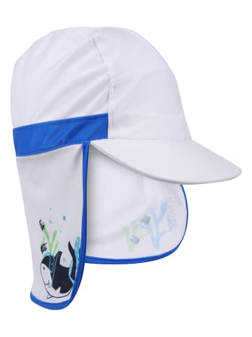Regatta Nackenschutzcap "Protect" in Weiß/ Blau