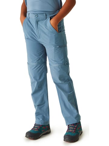 Regatta Spodnie funkcyjne Zipp-Off "Highton" w kolorze błękitnym