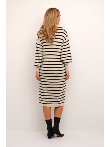 Kaffe Jurk beige/zwart