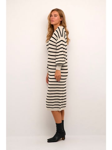 Kaffe Jurk beige/zwart