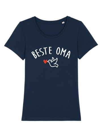 WOOOP Shirt "Beste Oma" in Dunkelblau