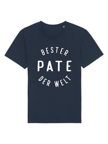 WOOOP Shirt "Bester Pate" in Dunkelblau