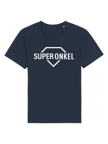 WOOOP Shirt "Superonkel" in Dunkelblau