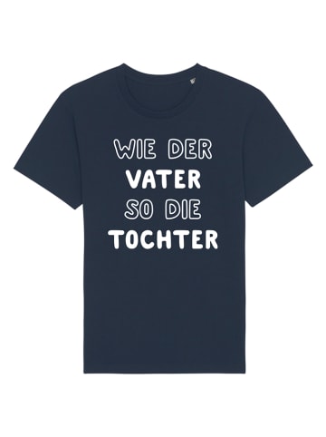 WOOOP Shirt "Wie der Vater" in Dunkelblau
