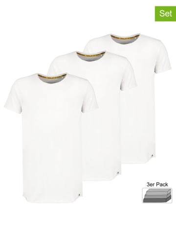 Sky Rebel 3-delige set: shirts wit