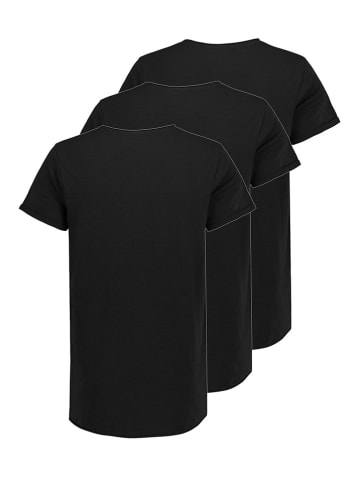 Sublevel 3er-Set: Shirts in Schwarz
