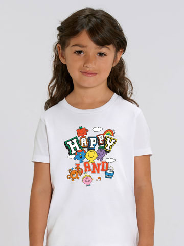 WOOOP Koszulka "Happy land" w kolorze białym