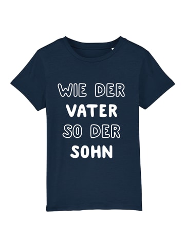 WOOOP Shirt "Wie dier Vater" in Dunkelblau
