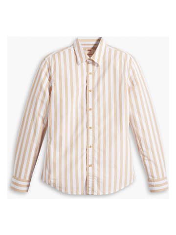 Levi´s Koszula - Slim fit - w kolorze brzoskwiniowo-białym