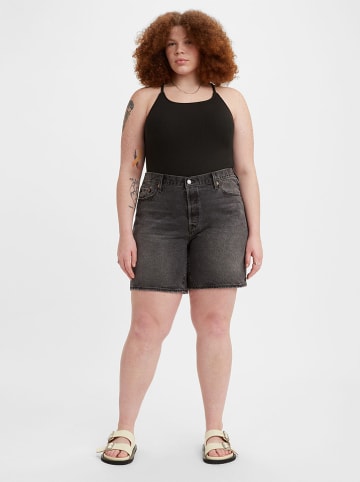 Levi's Jeans-Shorts "Plus 501" in Schwarz