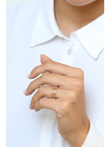 L instant d Or Złoty pierścionek "Lina"