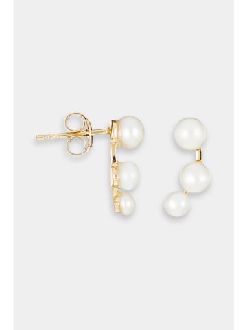 OR ÉCLAT Gouden oorstekers "Lian" met parels