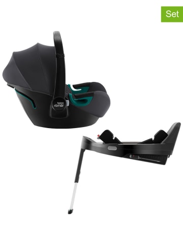britax römer 2tlg. Set: Babyschale und Basisstation in Anthrazit - Gruppe 0+