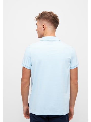 Bench Koszulka polo "Rigato" w kolorze błękitnym