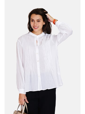 Le Jardin du Lin Linnen blouse wit