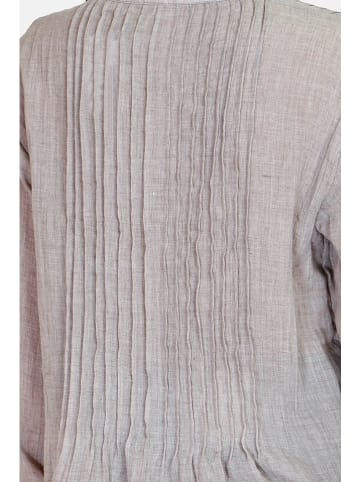 Le Jardin du Lin Leinen-Bluse in Grau